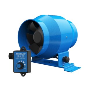 220V/110V 4 Inch Ventilation Fan Blower Fan Exhaust Duct Fan Air Ventilator Pipe Extractor Attic Fan With Speed Control