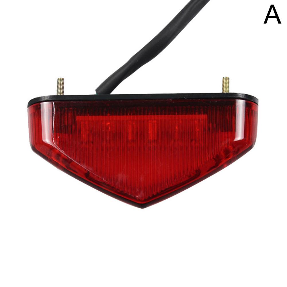Universal 12V Motorcycle Tail Rear Light Lamp Taillight Motor Brake Stop Lights License Plate Light Moto Equipments Parts Access