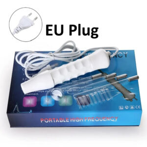 Portable Handheld High Frequency Skin Therapy Wand Machine for Acne Massage Skin Rejuvenation Tightening Wrinkle Reducing Tool 