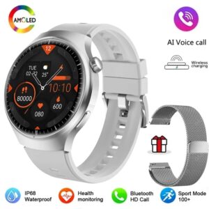 For Huawei GT4 PRO Smart Watch Men Watch 4 Pro AMOLED HD Screen Bluetooth Call GPS NFC Heart rate BloodSugar SmartWatch 2024 New