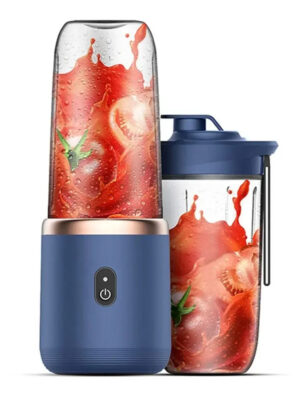 Portable Blender for Shakes and Smoothies, 6 Blades Juicer Cup for USB Rechargeable, Personal Blender with One Touche Operation