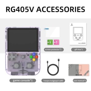 Pantalla táctil portátil RG405V mejorada, Android 12, 5G, WIFI, 4 pulgadas, IPS, 512G, PSP, PS2, regalos de cumpleaños para niño