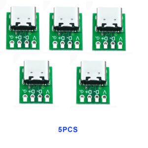 1/5/10pcs USB 3.1 Type C Connector 16Pin Test PCB Board Plate Adapter Socket For Data Line Wire Cable Transfer Charging Board