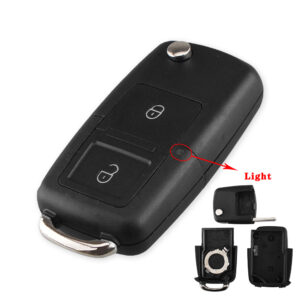 KEYYOU 2/3 buttons Folding Car key Switchblade Key Flip key Shell for VW polo passat b5 Tiguan Golf VOLKSWAGEN Seat Skoda