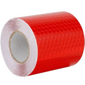 Car Sticker Safety Warning Tape High Visibility Self Adhesive Waterproof White Red Yellow Blue Bike Reflective Sticker accesorry