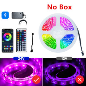 LED Strip Light Bluetooth RGB Led Ribbon 24V 5050SMD LED Tape 10m-25m Diode Tape Lights For Room Decor TV Backlight 3D Printer