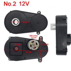 Children electric car steering gearbox with motor,Steering motor for remote control car,toy car steering gear box with engine