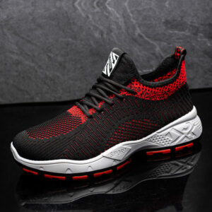 Male sneakers Men’s mesh breathable casual sports shoes summer lightweight fashion outdoor running shoes student walking shoes