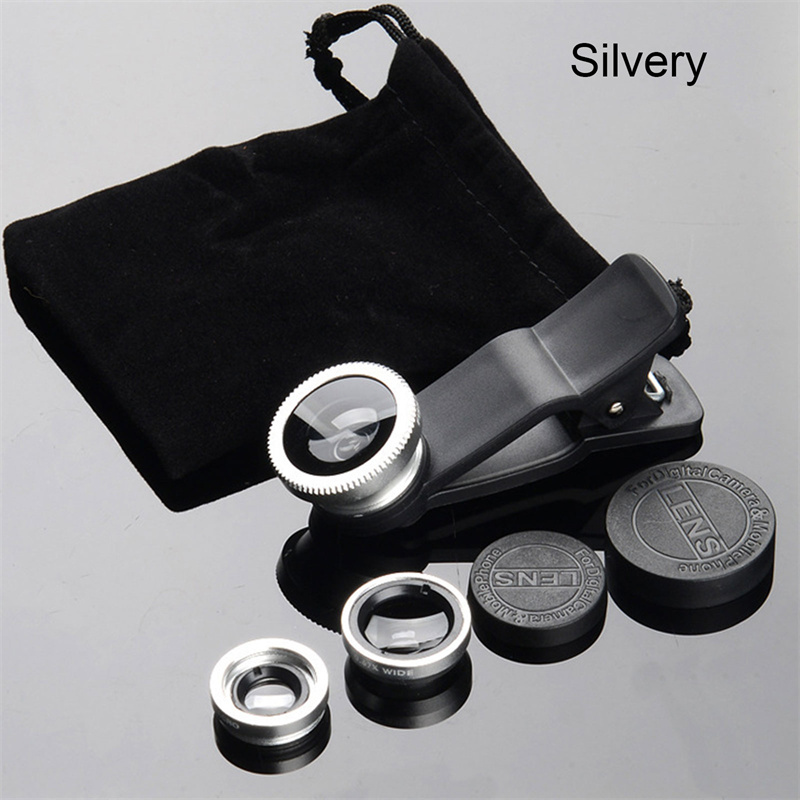 Fish Eye Lenses Mobile Phone Camera Lens Kit Zoom Fisheye Wide Angle With Clip Creek