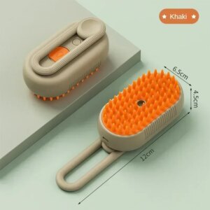 Electric Pet Steam Brush 3 in 1 Cat Steam Brush Steam Dog Brush Pet Grooming Spray Massage Comb Cat and Dog Hair Removal Comb