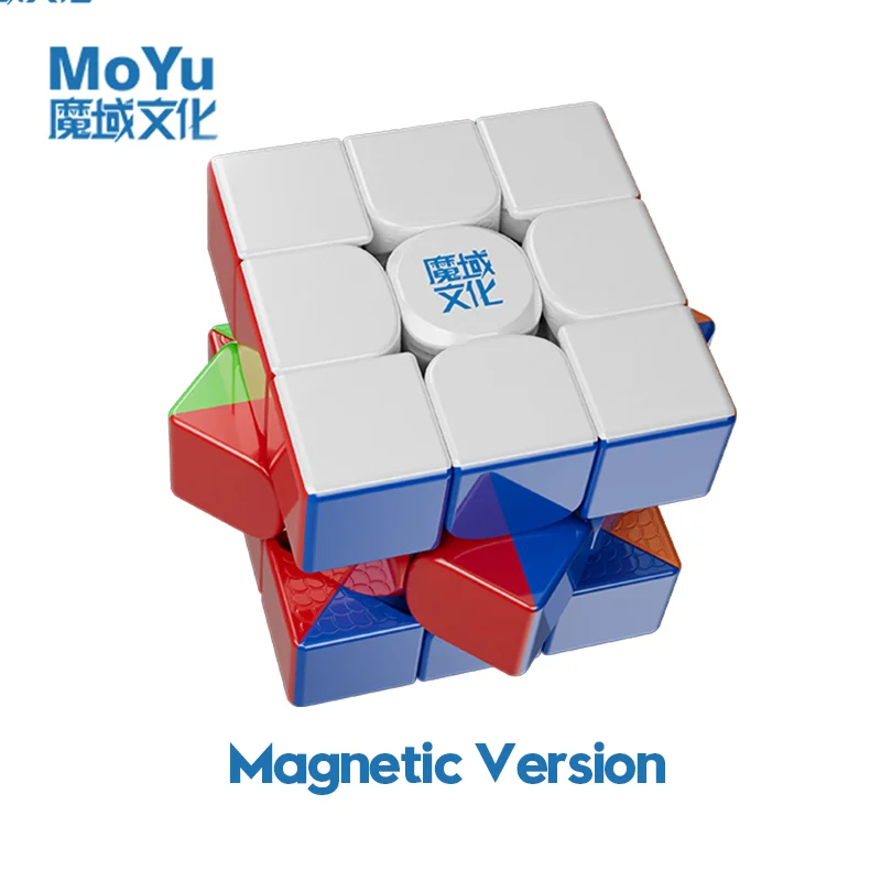 MoYu WeiLong WRM V10 3x3x3 2024 20M Ball Core MagLev Magic Cloth Version Maglev Cube PUZZLE TOYS