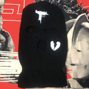 Unisex Balaclava Hat 3 Holes Knitted Full Face Cover Ski Neck Gaiter Warm Knit Beanie Hip Hop Beanie Cap