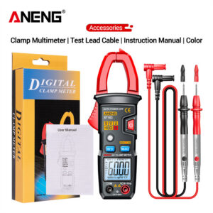 ANENG ST183 Digital Clamp Ammeter Pliers AC Current 6000 Counts True RMS DC/AC Voltage Tester Hz Capacitance NCV Ohm Clamp Meter