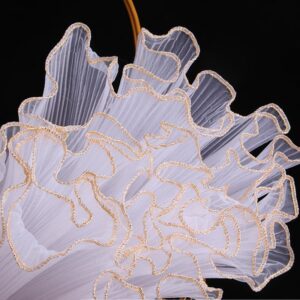 28cmx450cm Flower Wrapping Paper Pearl Wave Yarn Flower Packaging Lace Mesh Florist Handmade Bouquet Gift Packaging Supply Decor