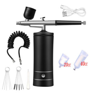 Airbrush Nail With Compressor Portable Air Brush For Nails Art Paint Painting Cake Crafts Nails Spray AirBrush Compressor Kit