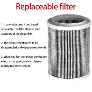 Smart Air Purifier Negative Ions Generator Nano Filtration Formaldehyde Removal Intelligent Secondhand Smoke Air Ozonizer
