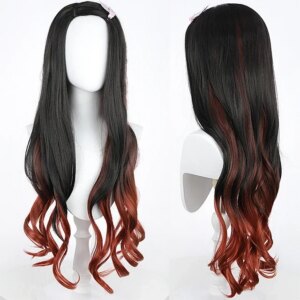 Anime Kamado Nezuko Cosplay Costume Demon Killer Kimetsu No Yaiba Costumes Kimono Haori Wig Clogs Suit For Adult Children Hallow
