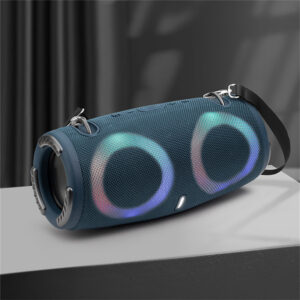 Portable Waterproof 100W High Power Bluetooth Speaker RGB Colorful Light Wireless Subwoofer 360 Stereo Surround TWS FM Boom Box