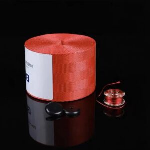 3.6M*4.8CM Car High-Strength Auto Seat Belt Webbing Fabric Racing Car Modified Seat Safety Belts Harness Strap