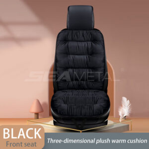 SEAMETAL Thicken Car Seat Cushion Universal Soft Plush Seat Cover Luxury Car Seat Covers Interior Vehicle Winter Seats Protector