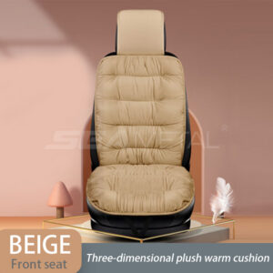 SEAMETAL Thicken Car Seat Cushion Universal Soft Plush Seat Cover Luxury Car Seat Covers Interior Vehicle Winter Seats Protector