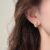 Enacolor Fashion Chic Heart Crystal Earrings for Girl Party Accessories