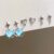 Enacolor 3Pairs Fashion Pink Heart Earrings for Luxury Crystal  Pearl Earring Girl Party Accessories