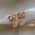 Enacolor Delicate Flower Crystal Water Drop Earrings For | Jewellery Crystal Party Accessories For