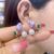 New 2024 Fashion Tulip Flower Earrings for Girl Party Accessories