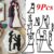 Couples Silhouette Cookie Cutter Intricate Design Various Sizes Set Of 9 Pcs Cake Cutter Tool Durable And Reusable Birthday And Valentine’S Cake