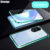 Biruiqu For Honor X7B Magnetic Absorption Case Metal Frame Shockproof Double Sided Tempered Glass Magnetic Case Cover