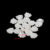 St. Kunkka 20pcs/Lot Abs White Flower Beads Acrylic Beads Pendant Various Butterfly Shapes DIY Handmade Jewelry Production