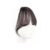 Party Invisible Black Hair Extension Natural Hairpieces Clip In Hair Accessories Girls Women Synthetic Air Bangs 3D Bangs Wig Straight Bangs Front Neat Bang