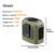 8000mAh Outdoor Waist Fan Portable Multifunctional Camping Fan Bladeless Hanging Neck Fan with Power Bank LED Lighting