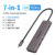 Lemorele TC45 7Port USB to HDMI 4K 60Hz Docking Station USB C HUB Type-C USB Adapter PD100W SD TF For Macbook Air Pro iPad Pro