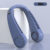 2024 Portable Neck Fans Mini LED Digital Display Bladeless Fan USB Rechargeable Hands Free Cooling Fan with 5 Wind Speed