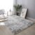 VIKAMA Mixed Color Tie-Dye Gradient Carpet Living Room Coffee Table Mat Plush Washable Full Bedroom Modern Nordic Carpet