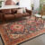 Bohemian nationality exotic retro style crystal velvet carpet American home living room sofa coffee table mat