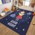 Cartoon Crystal Velvet Carpet Living Room Sofa Coffee Table Mat Children’s Bedroom Bed Play Non-Slip Blanket Home Decoration