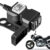 EAFC DIY Motorcycle Dual USB Charger Waterproof Motorbike Handlebar Phone Charger 12V-24V Power Supply Socket with Stand
