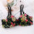 Rose Print Bras for Women One-piece Bra with Adjustable Shoulder Straps and No Rims