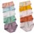 10PCS/Set Women Cotton Panties Low Waist Briefs Sexy Lingerie Striped Underpants Solid Intimates Breathable Female Underwear