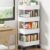 Bookshelf Storage Trolley Mobile Kitchen Organizer Cart With Wheels Multi-Layer Bathroom Shelves Household Snacks Storage Rack