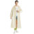 Hooded Rain Poncho Reusable EVA Rain Coat Windproof Long Hooded Rain Coats Drawstring for Outdoor Travel Emergency