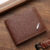 Men’s Wallet Short Wallet Youth Fashion Thin Multi Card Large Capacity Horizontal Business Soft Leather Wallet for Men