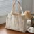 Large Capacity Canvas Tote Bags for Work Commuting Carrying Bag College Style Student Outfit Book Shoulder Bag