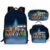 3PC-set ROBLOX Animation Cartoon Game Blox Fruits Cool High-end School Bag Backpack Shoulder Bag Pencil Case Backpack