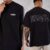 Men’s Vintage Oversized T-Shirt Summer New Sports Fitness Cotton Crew Neck Short Sleeve Joggers Gym Running Training T-Shirts