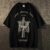 Fashion Gothic Man’s T-Shirt Grunge Aesthetic Goth Skeleton Print T Shirt Dark Streetwear Graphic Tee Unisex Oversized Tops