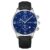 Leather Strap Wrist Watch Date Alloy Case Analog Quartz Sport Three Eyes High Literal Watch for Sports Running Outdoors
